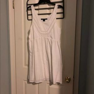 Simple white dress